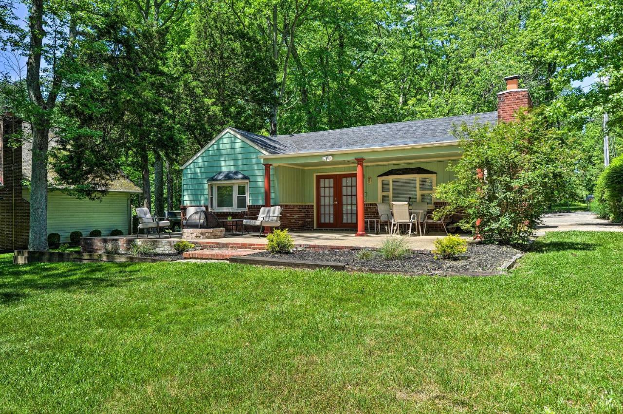 Waterfront Annapolis Home Fire Pit And Fishing Pier Exterior foto